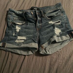 Denim shorts